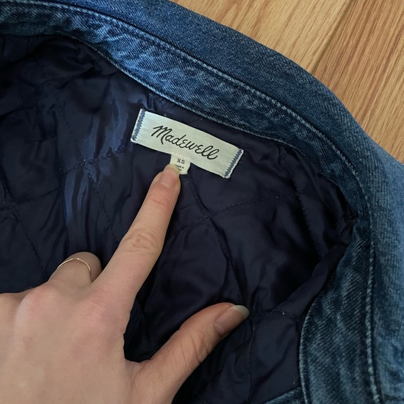 Madewell Quilted-Lining Denim Shirt-Jacket - Picture 5 of 7